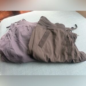 Gray and Black Lululemon Jogger Pants